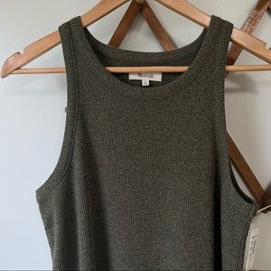 NWT Madewell Westville Tank Midi A-Line Dress